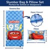 Jay Franco Kids Disney Cars 2 Piece Set Indoor Sleeping Bag for School and Sleepovers - 4 of 4