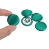 Unique Bargains Blouses Sweater Round Aluminum Cotton Fabric Cloth Covered Buttons 10 Pcs - 4 of 4