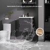 KTMBDW Floating Bathroom Vanity with Sink, Single Sink Wall Mounted Bathroom Vanity, White Ceramic Basin Top for Small Space - 2 of 4