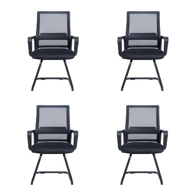Home Imports Emporium Mesh Guest Chair – Ergonomic Reception Seating for Office or Lobby – Set of 2/4/6/8