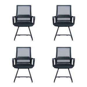 Home Imports Emporium Mesh Guest Chair – Ergonomic Reception Seating for Office or Lobby – Set of 2/4/6/8 - 1 of 4
