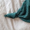 Simka Rose Waffle Baby Blanket, Hunter - 3 of 4