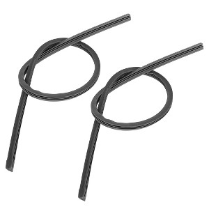 Unique Bargains 3 Section Rubber Windshield Wiper Blade Refills for Car 2 Pcs - 1 of 4