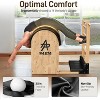 PAETA Pilates Ladder Barrel, Wooden Spine Corrector, Pilates Arc for Core Strength, Balance and Stretching - 3 of 4