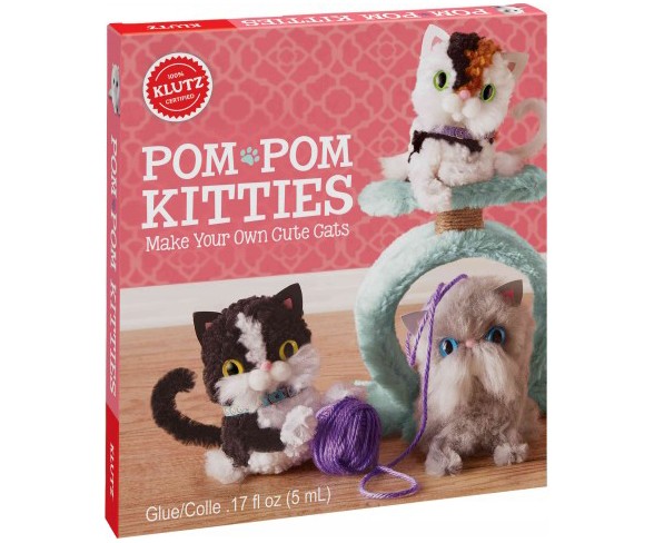 Pom-Pom Kitties : Make Your Own Cute Cats (Hardcover) (Klutz)