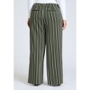 ELOQUII Women's Plus Size Wide Leg Striped Pant - 4 of 4