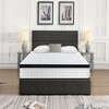 Whisen 12” Full Size Hybrid Mattress with 7-Zoned Memory Foam, Individual Pocket Spring, Knitted Cover - 2 of 4