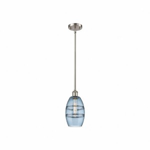 Vaz - 1 Light Stem Hung Mini Pendant In Industrial Style-8.13 Inches Tall and 5.88 Inches Wide - 1 of 1