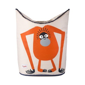 3 Sprouts Baby & Kids Laundry Hamper - Orangutan - 1 of 4
