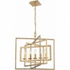 Crystorama Lighting Capri 5 - Light Chandelier in  Antique Gold - 3 of 4