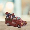 Transpac Resin 6.25" Red White and Blue 4th of July Patriotic Americana Vehicle Figurine - 2 of 4