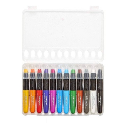 Kingart 12ct Basic Color Artist Gel Stick Set