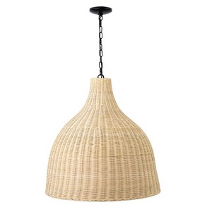 Yosemite Home Décor Lana Rattan 3 Light Large Pendant - 1 of 1