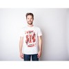 Mens King Of Hearts T shirt Cool Vintage Graphic Novelty Retro Tee for Guys - Crazy Dog Men's T Shirt - image 2 of 4