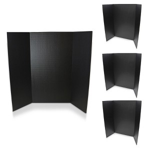 Flipside Products 36 x 48 Black Project Board - Pack of 4 - 1 of 4