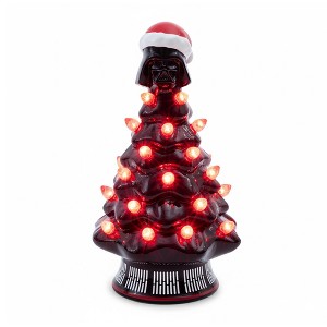 Ukonic Star Wars Darth Vader Light-Up Ceramic Christmas Tree | 6 Inches Tall - 1 of 4