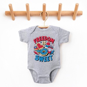 The Juniper Shop Freedom Is Sweet Baby Short Sleeve Bodysuit - 1 of 4
