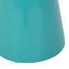 CAVINAS Set of 2 Outdoor Side Tables,Modern Flared Iron Patio End Tables with Powder Coating (15" and 12" W) for Patio,Garden,Poolside - 3 of 4