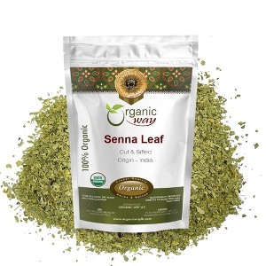 Organic Way Senna Leaf Cut & Sifted 8 Oz - 1 of 4