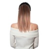 Alilang 12-Inch Yaki Straight Ponytail Extension Fluffy Thick Drawstring Synthetic Hairpiece with Adjustable Clips - 2 of 4