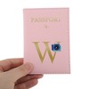 Unique Bargains Durable Letter Pattern Passport Holder 1 Pc - 3 of 4