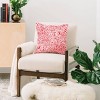 16"x16" State Cheetah Sketch Pattern Glow Throw Pillow Red - Deny Designs: Indoor Square Polyester Cushion with Zipper - 2 of 4