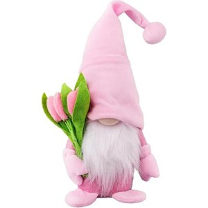 Christmas Gnomes Plush Decoration,Gnome Plush Christmas Decoration Handmade Swedish Dwarf Scandinavian Tomte Elf Gnomes for Home Office Table Decor - 1 of 4