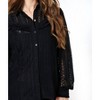 Women's Lace Puff Sleeve Blouse - ESQUALO - 4 of 4