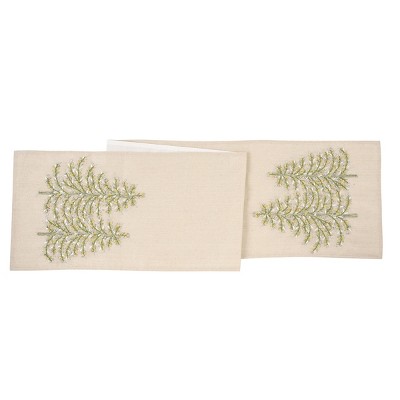 C&F Home 13" x 72" Winter Garden Table Runner