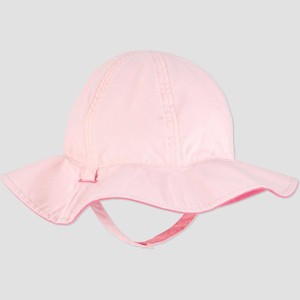 Carter's Just One You® Baby Girls' Solid Reversible Sun Hat - Pink - 1 of 3