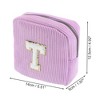 Unique Bargains Letter t Pattern Makeup Bag 1 Pc - 2 of 4