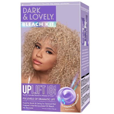 Dark And Lovely Uplift Hair Bleach Kit, Hair Dye, Bleach Blonde : Target