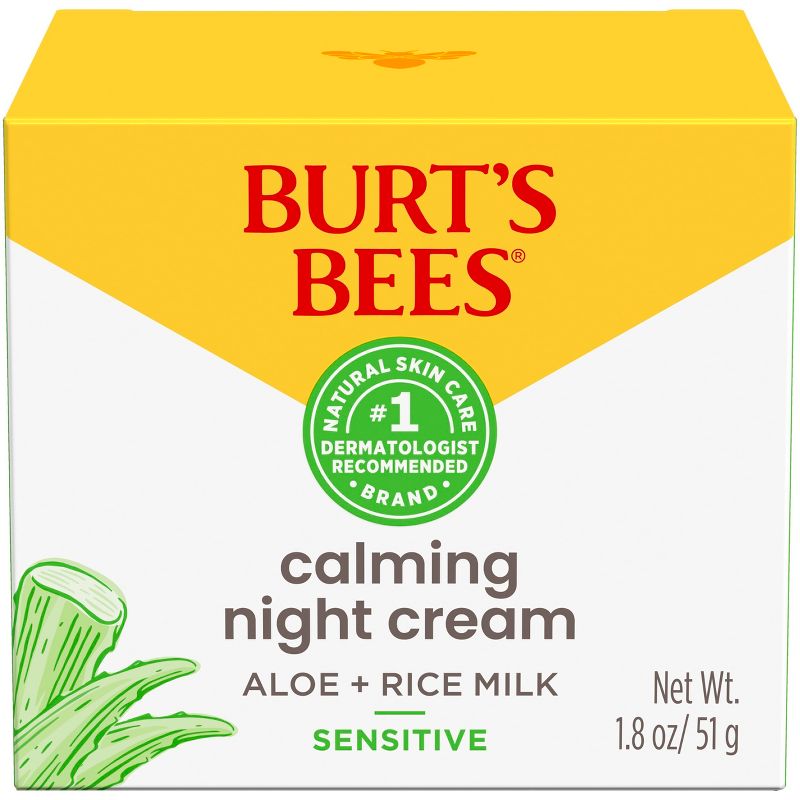 Burt's Bees Night Cream for Sensitive Skin - 1.8oz, 5 of 18