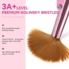 SAVILAND Pro Acrylic Brush Set - 5-Size Kit (#4/8/10/14/16) for Extension & Carving, Salon & DIY. - 2 of 4