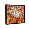 Stupell Industries Cat in Autumn Leaf Pile, 25'' x 31'' - 3 of 4
