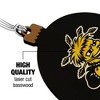 Wichita State University Shockers Logo Wood Christmas Tree Holiday Ornament - 3 of 4