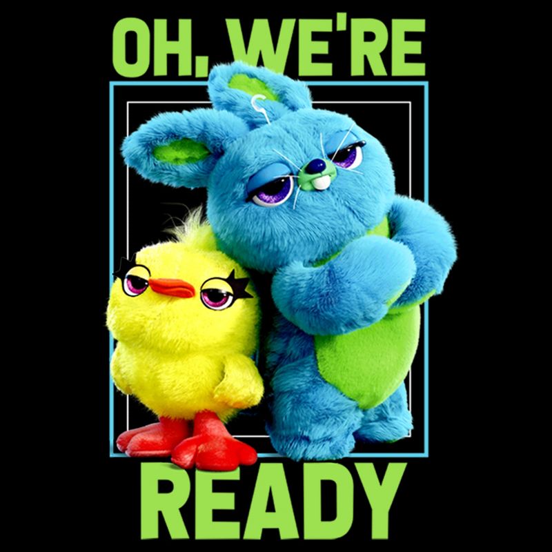 Toddler's Toy Story 4 Ducky & Bunny Ready Pose T-Shirt, 2 of 4