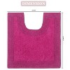 Home Weavers Luxury Collection 100% Cotton Tufted Bathroom Rug, Non-Slip Latex Bath Rug - 3 of 4
