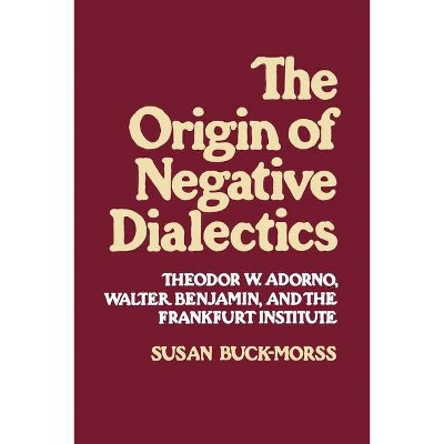 Origin of Negative Dialectics - by  Susan Buck-Morss (Paperback)