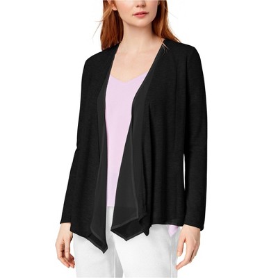 bar III Womens Contrast Cardigan Sweater