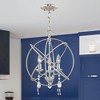 Livex Lighting Aria 3 - Light Chandelier in  Brushed Nickel - 4 of 4
