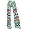 Women's Printed Palazzo Pants - White Mark - 2 of 3