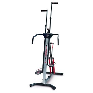 MaxiClimber Vertical Climber Exercise Machine, Home Gym Stepper for Cardio and Strength Training Total Body Workouts with Fitness App, XL-2000, Red - 1 of 4