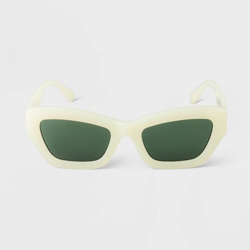 Women\'s Plastic Angular Cateye Sunglasses - A New Day™ : Target