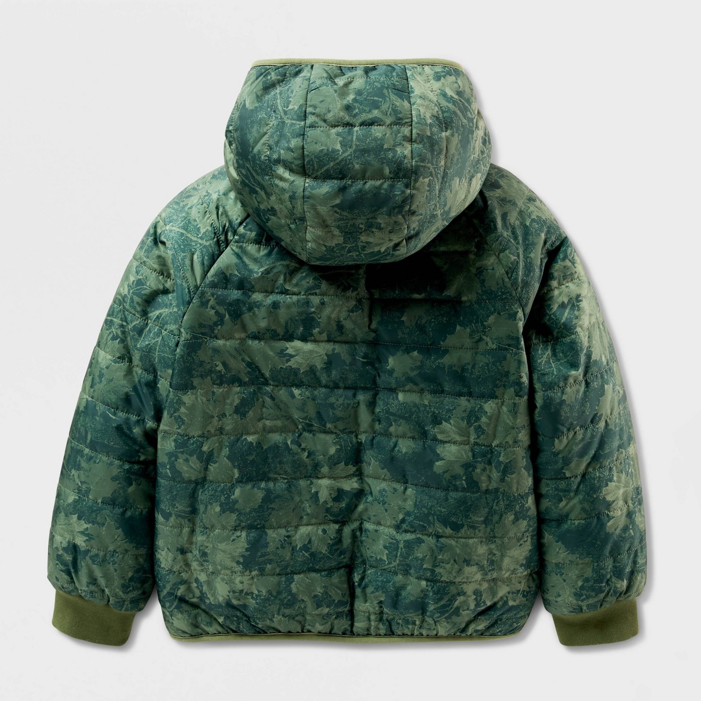 Куртка Cat & Jack Camo Print Reversible Puffer Jacket для мальчиков, цвет: Камуфляжный — фото 4