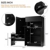 Bella Depot 51.1''W Shoe Cabinet with Cushion Bench - 4 of 4
