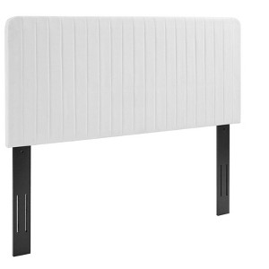 Modway Milenna Channel Tufted Upholstered Fabric King/California King Headboard - 1 of 4