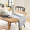 Engineered Gingham Woven Table Runner Blue/Cream - Hearth & Hand™ with Magnolia - image 2 of 3