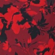 rich burgundy floral black