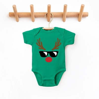 The Juniper Shop Reindeer Boy Baby Bodysuit
